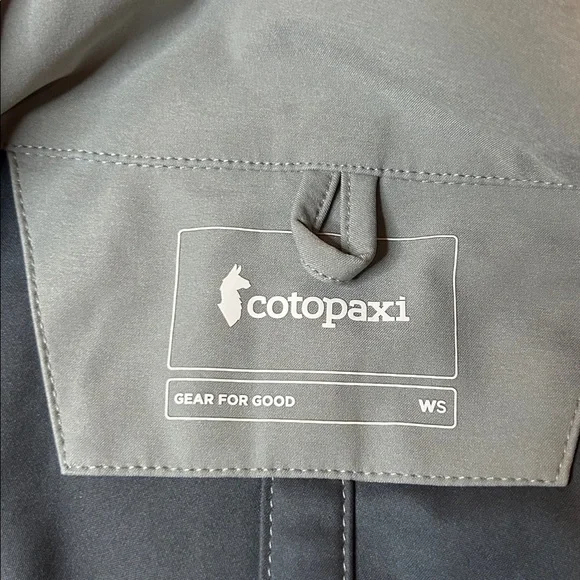 Cotopaxi Gray Women's Kinsa Soft shell Jacket. Size Small. NEW. Gray